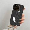 Магическая битва - Сатору Годжо Черный чехол для телефона для iPhone 17,16,15,14,13,12,11 Plus,Pro Max,XS,Цветная посеребренная внутренняя крышка