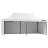 Pop Up Canopy Tent Outdoor Gazebo Tent 10x20FT with Sidewalls & Bag White