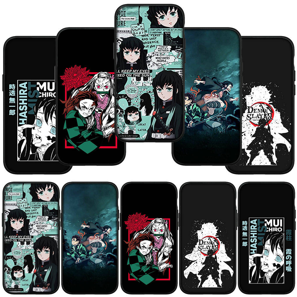 Case for Samsung Galaxy S25 S24 S23 iPhone 16 15 Xiaomi Redmi Note 14 13 12 16E X 11 Pro Max Moto Huawei Muichiro Tokito Nezuko Demon Slayer Tanjirou