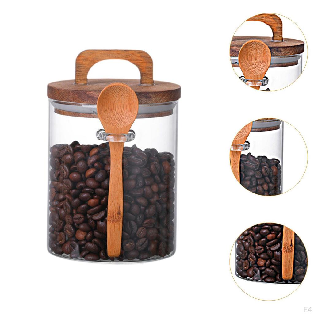 Набор герметичных стеклянных канистр для хранения на кухне