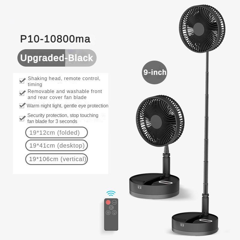 Scalable Multifunctional Electric Fan Household Desktop Folding Fan Portable Outdoor Camping Fan