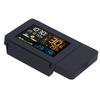 Multifunctional Weather Clock Projected Color Screen Black Portable Humidity Thermometer
