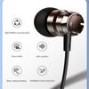Внутриканальная проводная гарнитура с микрофоном, басовые Hi-Fi музыкальные наушники-вкладыши для мобильного телефона, компьютера, MP3