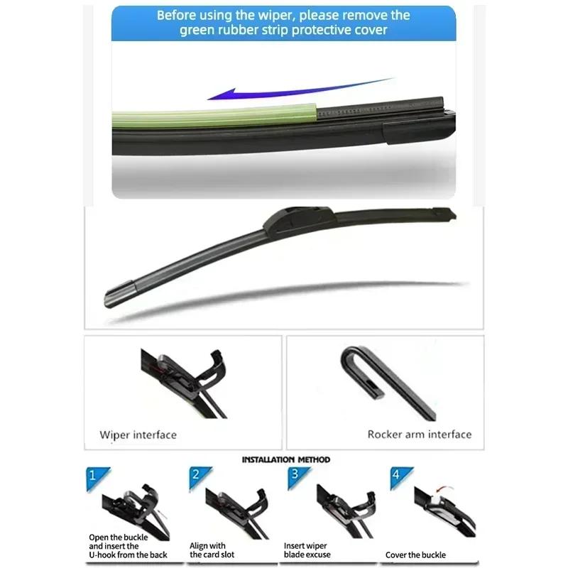 Front Rear Wiper Blades For Jeep Grand Cherokee WL 2026 2026 2026 Accessories Windshield Windscreen Window Brushes 22"+21"+11"