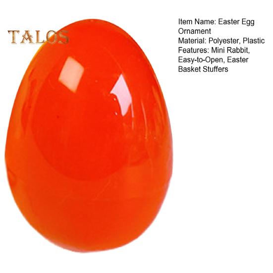 Предварительно заполненные пасхальные яйца, открывающееся яйцо с плюшевым кроликом внутри, мини-цветной кролик в яйце для детей, пасхальная охота за яйцами, пасхальная корзинка, наполнители