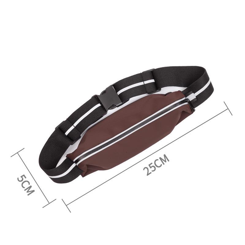 Высококачественная водонепроницаемая легкая поясная сумка для бега - Эластичная, незаметная конструкция для фитнеса и хранения телефона