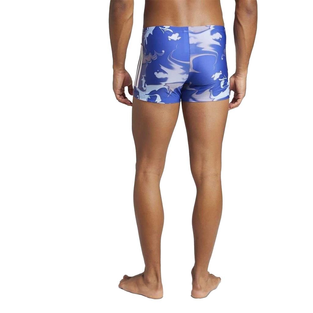 Adidas Mens Graphic Print Snug Fit Swimming Trunks