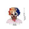 Terrifying Latex Halloween Mask Colorful Hair Clown Mask Ghost Festive Mask  Adult Cosplay