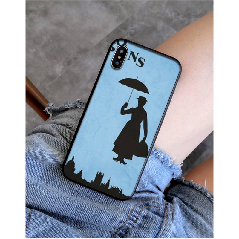 YNDFCNB Mary Poppins Phone Case for iphone 11 12 Mini Pro Max X XS MAX 6 6s 7 8 Plus 5 5S 5SE XR SE2020