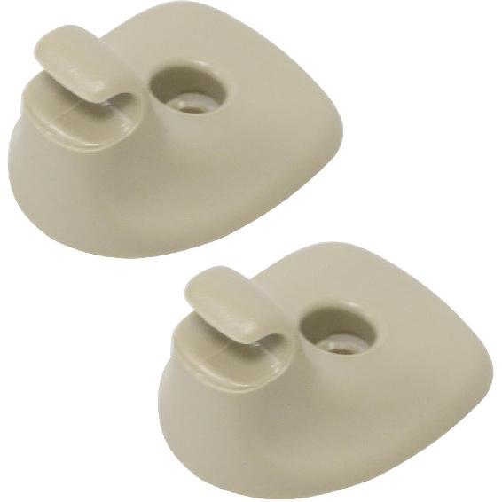 2Pcs Sun Visor Support Retainer Sun Shade Support Clips Compatible with Chrysler 200 2011-2014 Dodge Avenger 2011-2014 Replace#: 1GW25DX9AA