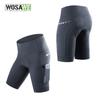 Wosawe Женские велосипедные шорты, шорты для гонок на внедорожных велосипедах, 5D гелевые подушечки, одежда для велосипеда