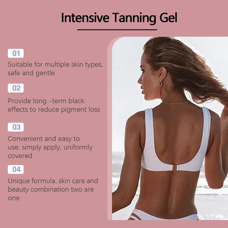 Oceaura Tanning Repair Gel Sunbed Tanning Gel Moisturizing Hydrating For Wheat & Bronze Skin Skin Repair & Nourish
