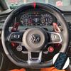 Чехол на руль автомобиля из углеродного волокна и кожи Для Volkswagen VW Golf 7 GTI Golf R MK7 VW Polo GTI Scirocco 2015 2016 Интерьер