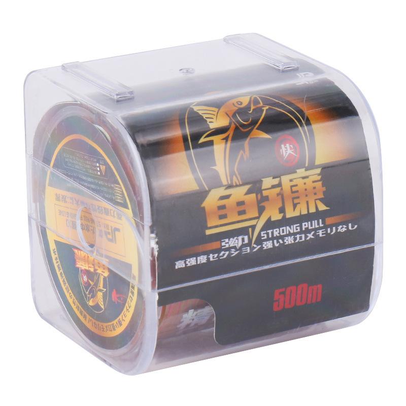 500 метров, мягкая леска с сильным натяжением, основная леска, противоскручивающаяся леска, леска для настольной рыбалки, нейлоновая леска