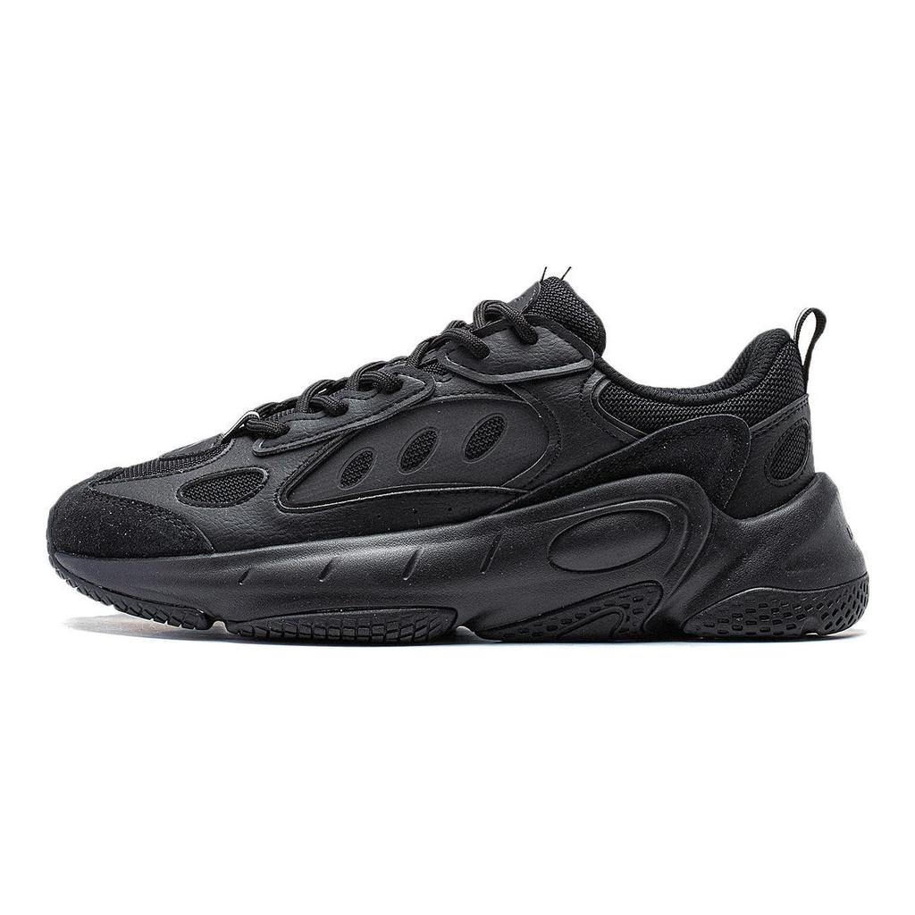 Li Ning Wing Style Амортизация Нескользящие Износостойкие Поддержка Низкие Повседневные Кроссовки Женские Черные AGCT462-4