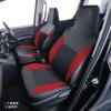 Bonform Seat Cover Sports Shape High Back Front Seat Antibacterial Odor Resistant Red for Light/Standard Cars