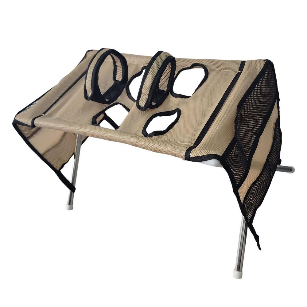 Folding Pet Grooming Hammock Anti-Scratch Cat Bathing Rack Puppy Nail Clipping Holder Pet Care
