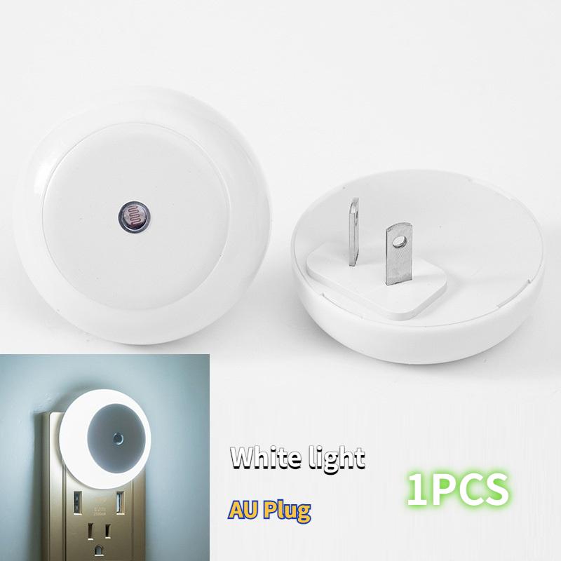 Intelligent Light Control Induction Light, Small Night Light, White Light, Blue Light, Red Light, Warm Light, Amber Light, Smart Home