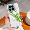 Чехол 'Цветы для отдыха' для Xiaomi 15 Pro, Прозрачные чехлы для телефона, Цветная мягкая задняя крышка для Xiaomi15 15Pro, Силиконовый противоударный корпус
