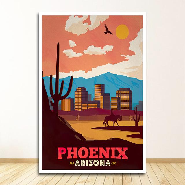 Пейзаж, холст, живопись, настенные картины, домашний декор, скандинавский винтажный постер с городами для путешествий, Нью-Йорк, Нидерланды, Амстердам, Лондон, без рамки