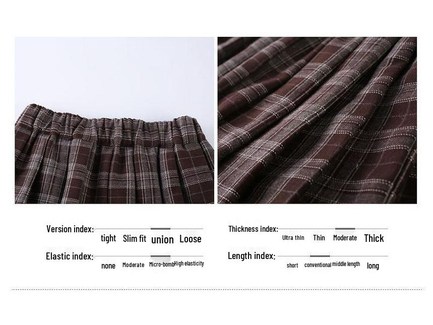 Девичья плиссированная клетчатая юбка в корейском стиле для осени/зимы