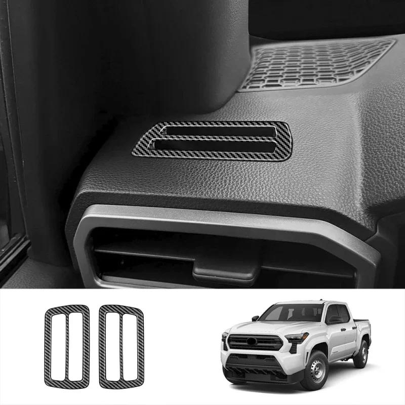 АБС-пластик с карбоновым покрытием Для Toyota Tacoma 2024-2025 Панель центральной консоли Панель приборов Ручка двери Ручка рулевого колеса Аксессуары для интерьера