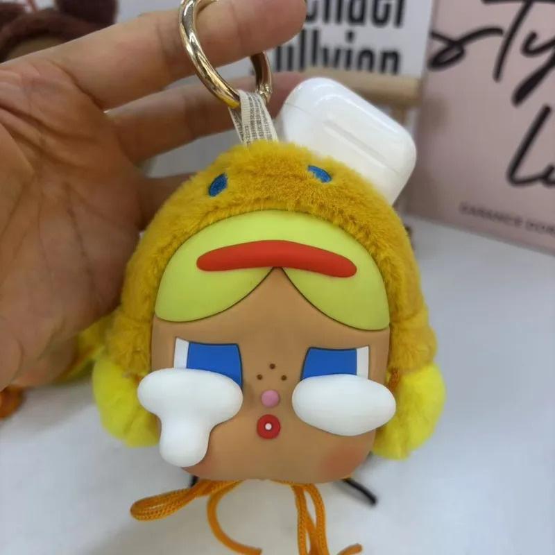 Сумка для наушников Crybaby Tear Factory Series, креативный периферийный подарок, сумка для наушников с защитой от падения, виниловая плюшевая игрушка-брелок с подвеской