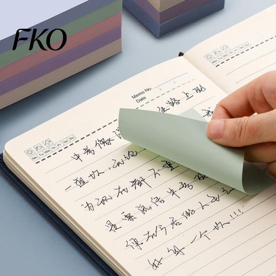 Office Memo Pads Morandi Colored Notes, Smooth Writing Paper, Indexing And Decorative Page Markers Decorating Notebooks Adhesive Note, for School Home