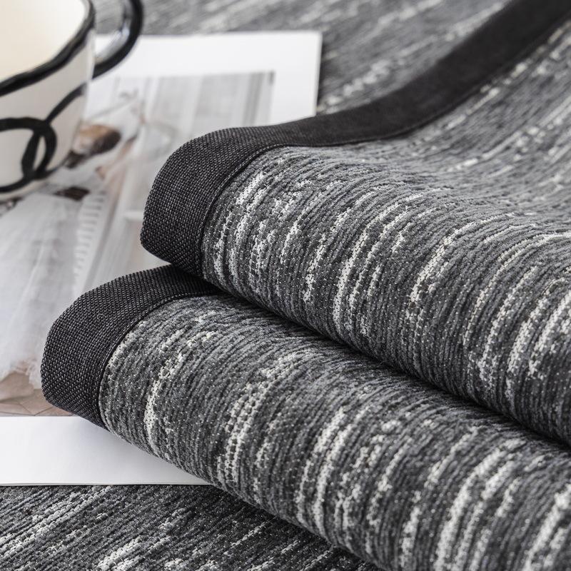 Cream Series Solid Color Sofa Cover Anti-Slip Chenille Sofa Mat Four-Seasons General Dust Sofa-Cushion Modern Stripe Couch Cover