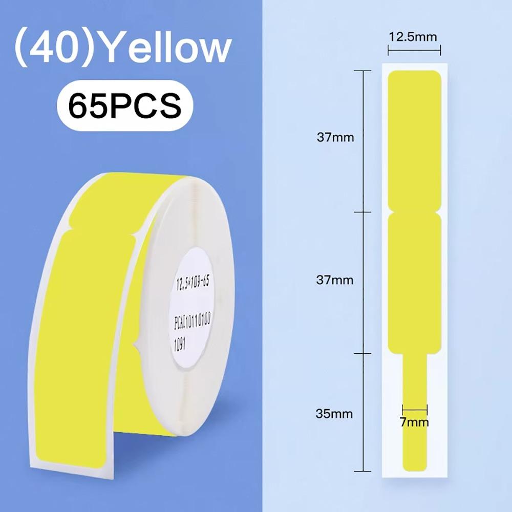 65 шт./рулон Мини Кабельная Бумага для Лазера Самоклеящаяся Термо Кабельная Наклейка Для Niimbot D101/D11/H1