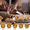 Wood Carving Tools Set with Detail Wood Carving Knife Wood Chisel Knife Gloves Carving Knife Sharpener Woodworking Tools