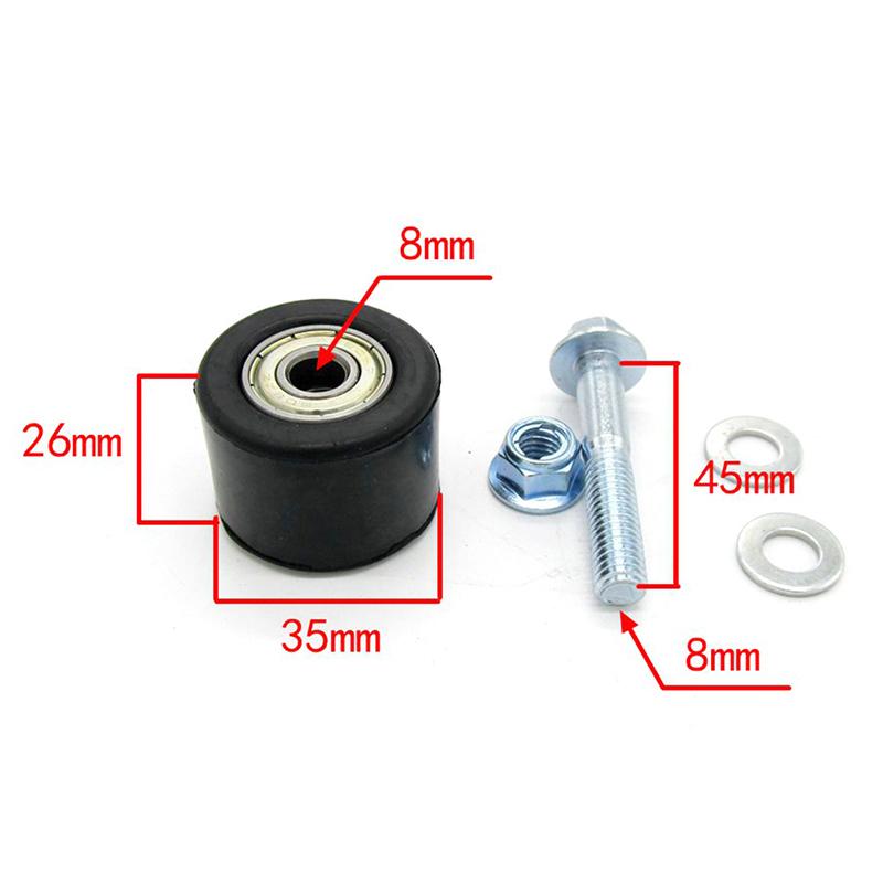 1Pc Motorcycle Chain Tensioner Roller Chain Roller Guide For Yfz 350