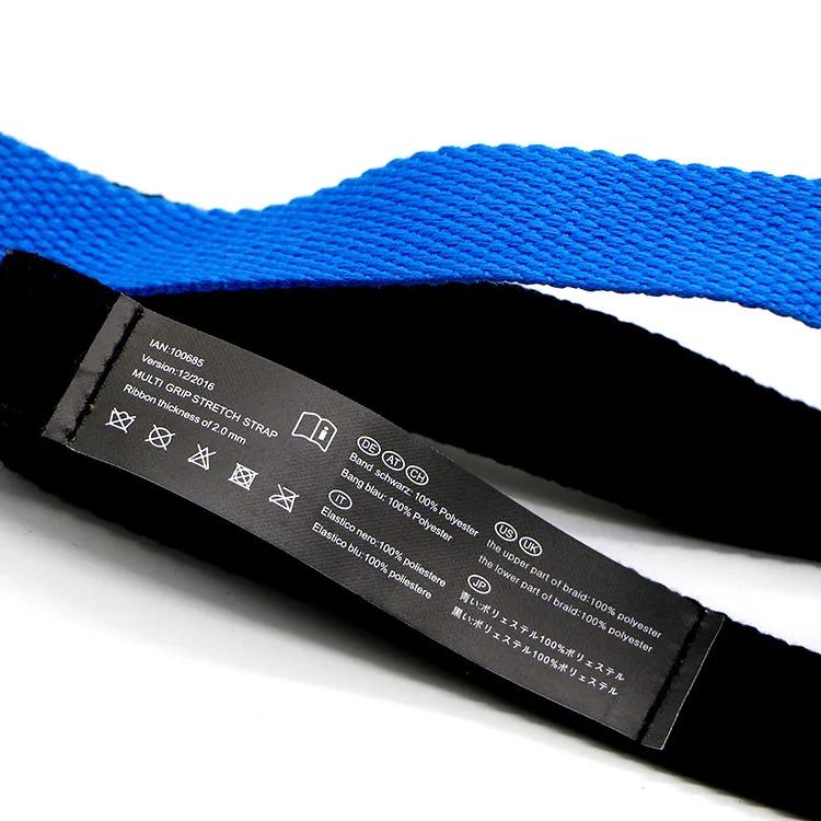 Растягивающий ремень для йоги, растягивающий пояс для ног, физиотерапевтические ленты сопротивления для фитнеса, пилатеса, танцев и гимнастики 1 шт.