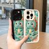 Phone Case: 2D Flat Design, Suitable for iPhone 18 17 16 15 14 13 Pro Protective Case, Little Dinosaur, Perfect Christmas and Halloween Holiday Gift