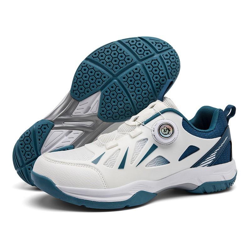 Unisex Lightweight Badminton Tennis Shoes Indoor Court Sports Low-Top Slip-On With Rubber Sole Anti-Slip Comfort