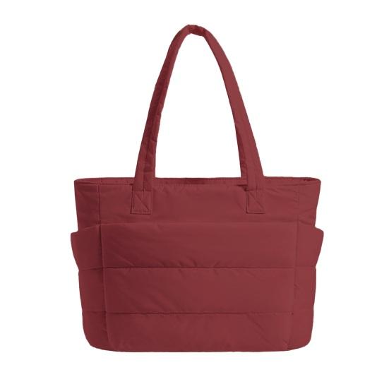 Женская сумка через плечо, стеганая сумка-тоут, большая вместимость, легкая, водонепроницаемая, с несколькими карманами, сумка для ноутбука, для работы, путешествий, спортзала