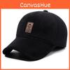 Sports Style Baseball Cap For Men With Fleece Lining Windproof Warmth For Outdoor Activities