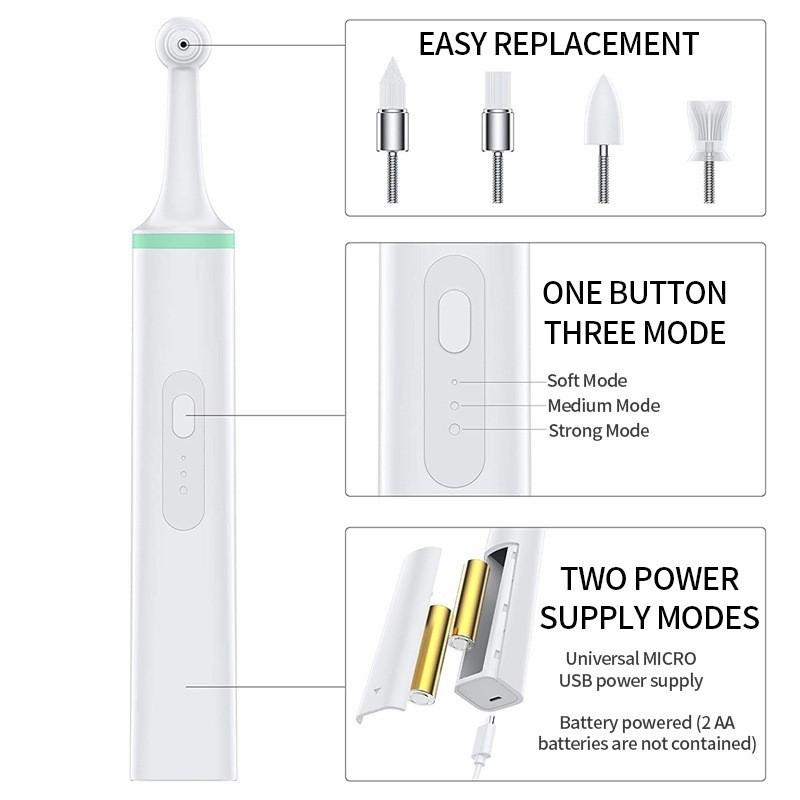Pet Teeth Cleaning Kit For Dogs With Electric Toothbrush And Tooth Polishers For Fresh Breath