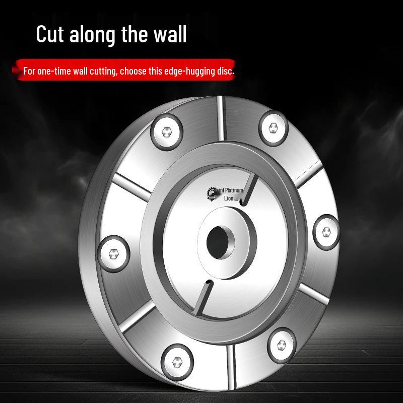 Edge-Aligned Wall Saw: Concrete Cutting Machine with Blade & Accessories for Door and Window Openings