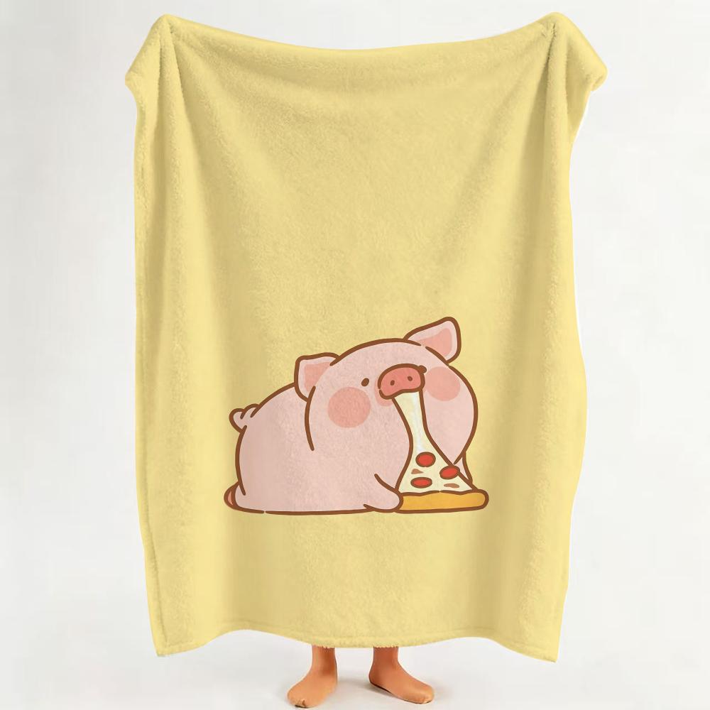 ip L LuLu Throw Flannel Throw Blanket Suitable for Sofa Living Room Bedroom