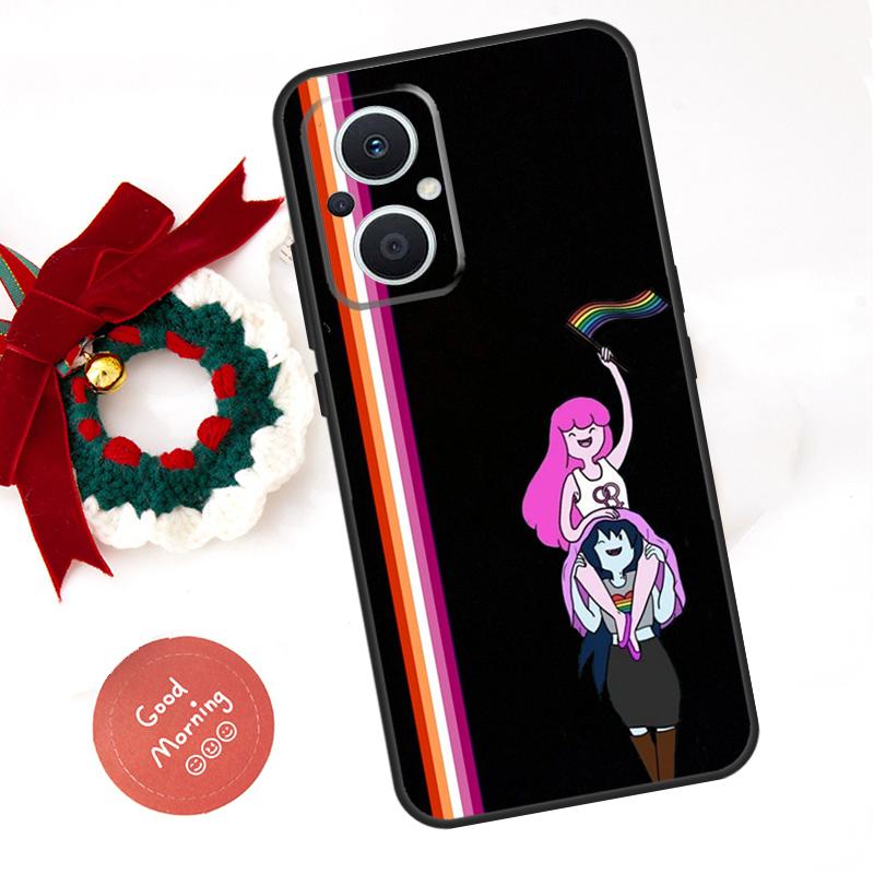 Чехол с радужным флагом ЛГБТ-прайда для OPPO Reno 10 11 12 13 14 Pro 11F 12F 13F 14F 7 8 Lite Чехол для OPPO Find X8 X6 X9 Pro