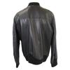 LOUIS VUITTON [Good condition/Domestic regular product] HIL47WTKV Reversible nylon/leather zip-up blouson/ Jacket 50 blackUsed