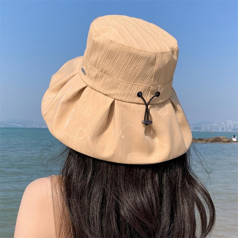 Панама женская весенне-летняя шляпа со шнурком от солнца Летняя японская солнцезащитная шляпа Advanced Sense