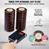 Restaurant Pager System, Wireless 500m Long Range Lineup Waiting Queue Signal, Guest Customer Calling Beepers with Vibration & Flashing, 20 Buzzers