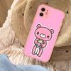 G-Gloomy-Bear-Милый матовый защитный чехол для iPhone 16 15 14 13 12 11 Pro Max X XS MAX Защитный чехол