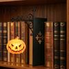 Готический Декор Дома Акцент Хэллоуин Книжная Полка Свет, Винтажный Металл Декоративная Полка Лампа, Работает от Батареек Классический Интерьер Дизайн Акценты Теплый