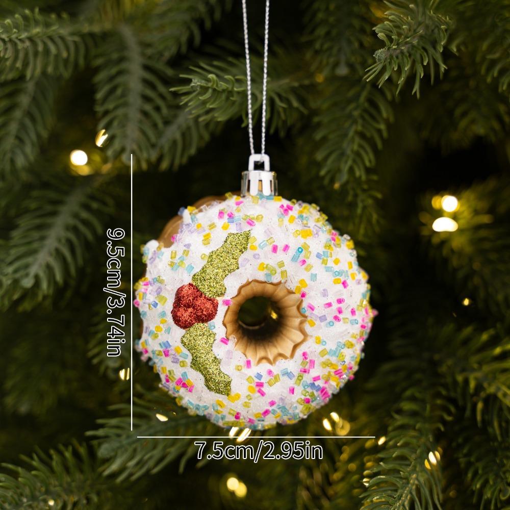 Shiny Metallic Christmas Hanging Decor Holiday Tree Decorations Home Holiday Decor