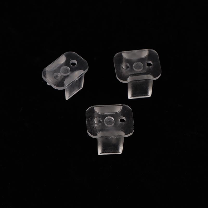 20 шт. неоновых полосок 6X12 мм / 8X16 мм светодиодные крепежные АБС-пластиковые монтажные зажимы светодиодные крепежные АБС-пластиковые монтажные зажимы