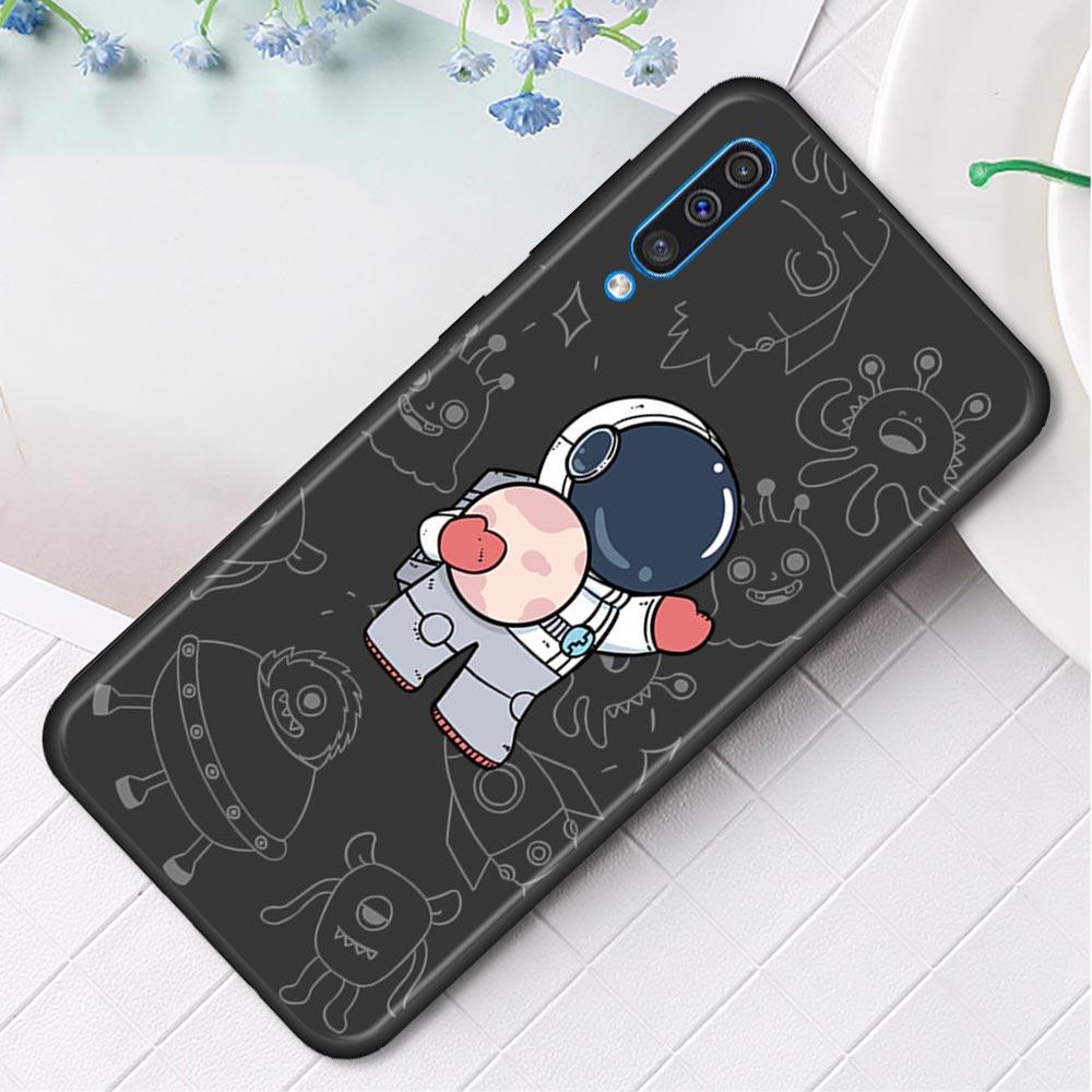 Милый мультяшный чехол Star Planet Astronaut для Samsung Galaxy A50 A70 A10 A20e A30 A40 A20s A10s A10e A80 A90 A60 A30s Phone Shell