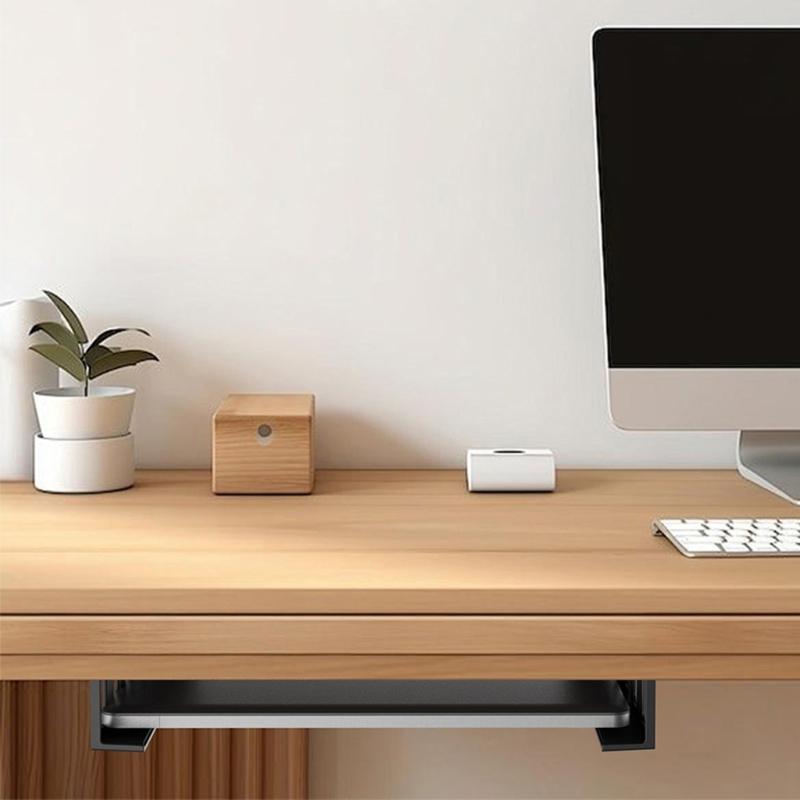 Heavy Duty Metal Computer Stand For Laptop Studio Vertical Under Table Installation With AntiScratch Protections